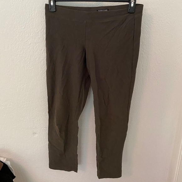 Eileen Fisher Pants - Eileen fisher crop pants stretchy olive